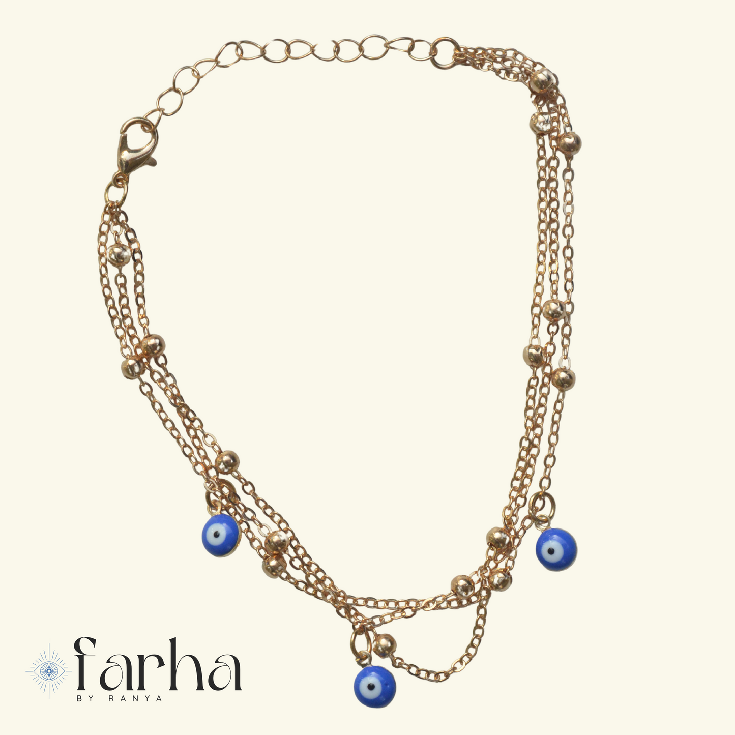 Azure Cascade Anklet