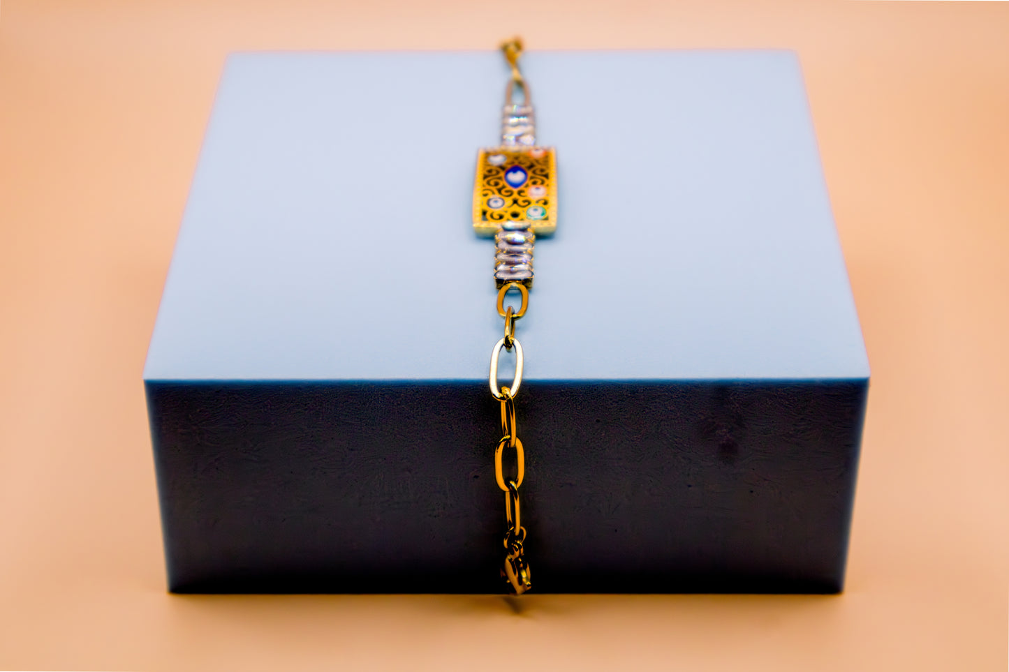 Mosaic Evil Eye Charm Bracelet