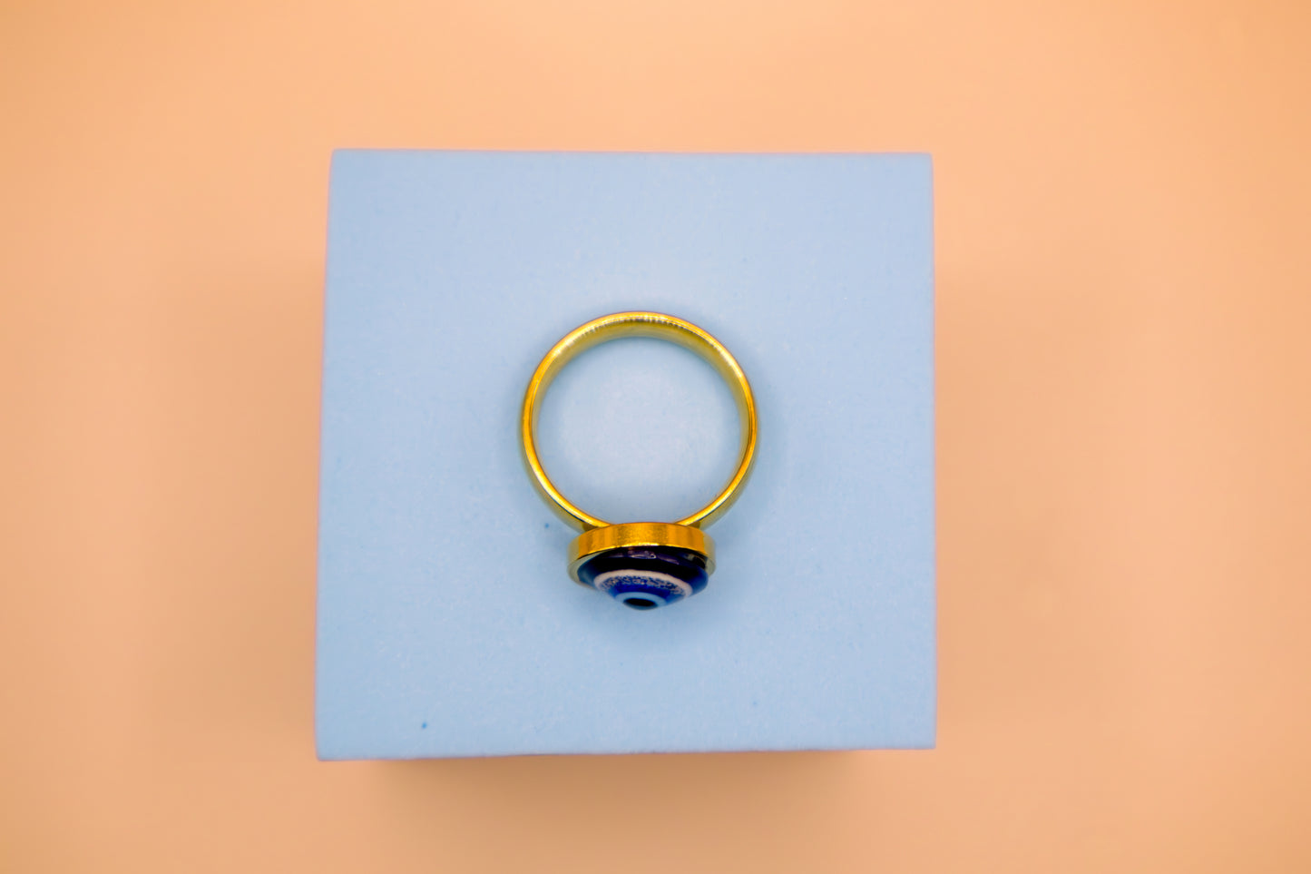 Gold Evil Eye Protection Ring