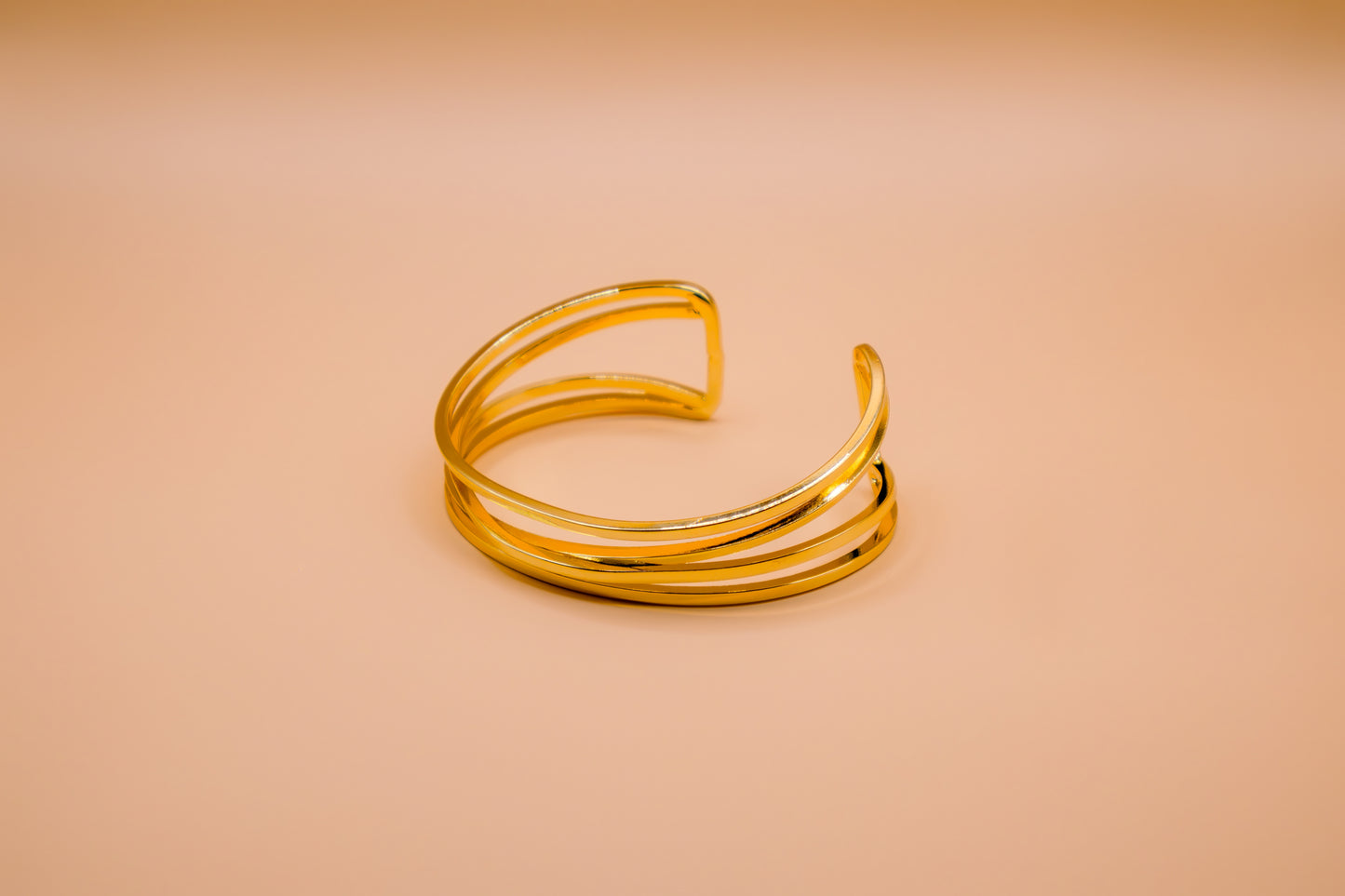 Gold Cartouche cufflink