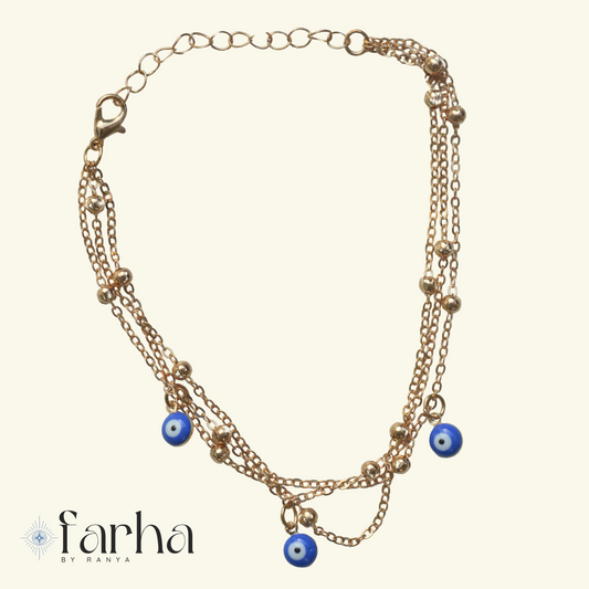 Azure Cascade Anklet
