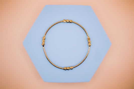 Golden Knot Bangle