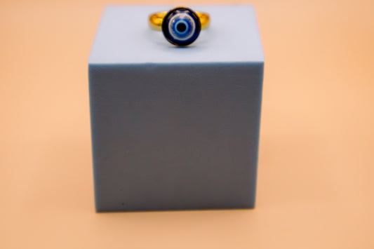 Gold Evil Eye Protection Ring