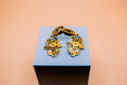 Hathor's Amulet Earrings