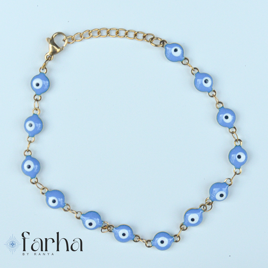 Blue Evil Eye Bracelet